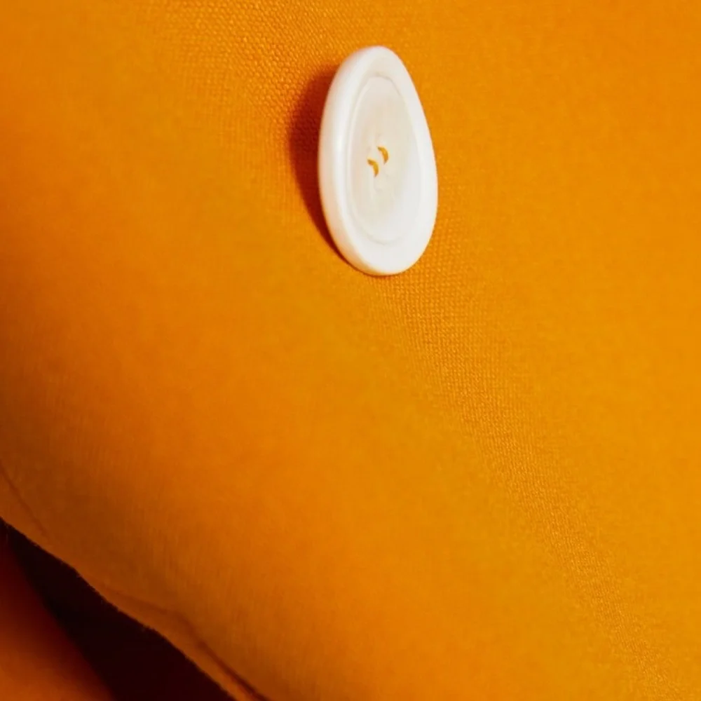 Zara contrast button orange blazer - Picture 3 of 12